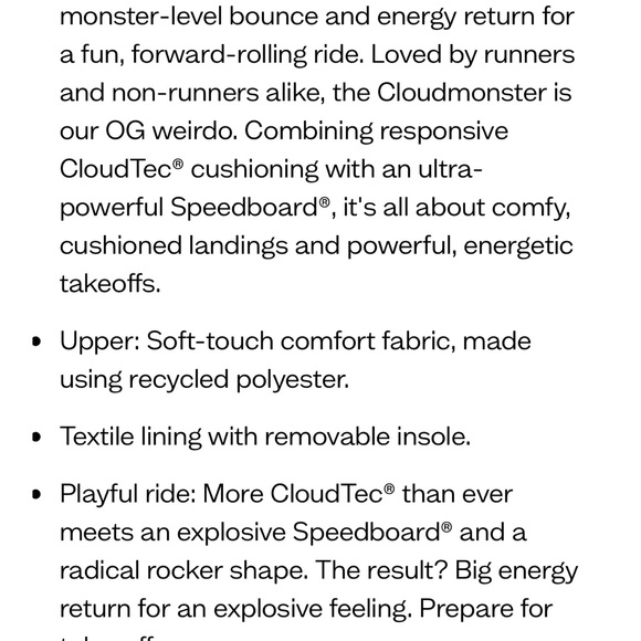 On Running Cloudmonster Shoes - Picture 2 of 8